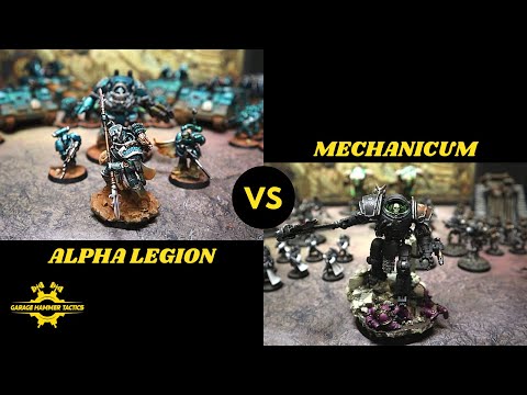 Horus Heresy warhammer 30k - Alpha Legion vs Mechanicum - 3500 points