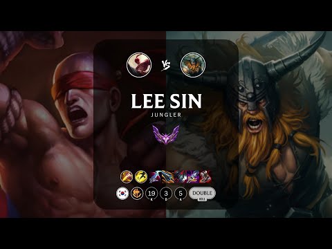 Lee Sin Jungle vs Olaf - KR Master Patch 14.8