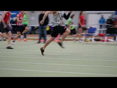 60 m-es férfi síkfutás 1. időelőfutam — távközi futás (Illovszky Dominik)