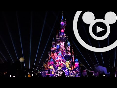 [4K] Disney Electrical Sky Parade Without Drones - Disneyland Paris 2024