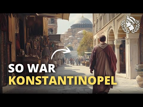 Durch Istanbul 1453: belebte Straßen, Händler, beeindruckende Architektur.