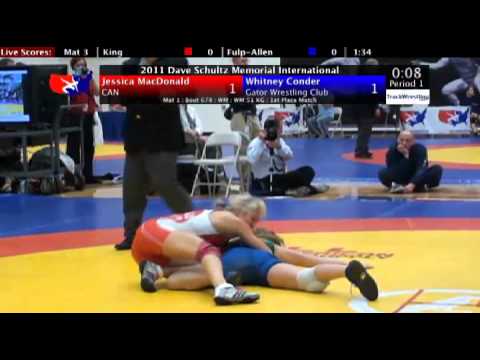 Schultz Women's Freestyle 51kg Final Jessica MacDonald (CAN) vs. Whitney Conder (Gator)