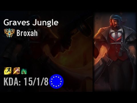 Graves Jungle vs Rek'Sai - Broxah - EUW Challenger Patch 6.8