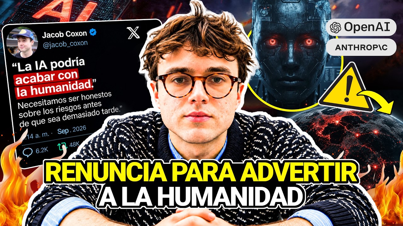 RENUNCIA a EMPRESA de IA y lanza PELIGROSA ADVERTENCIA! “EL FIN de la HUMANIDAD” CASO: JACOB COXON