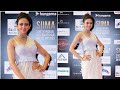 Gorgeous Rakul Preet Singh S Crazy Red Carpet Interview With Anchor Nakshatra At SIIMA