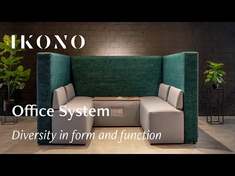 IKONO Office system – diversity in form and function.