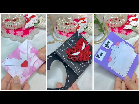 Easy paper craft/Aesthetic DIY /handmade gift idea / paper craft ideas/easy present ideas/gift ideas