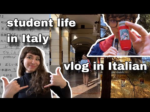 Day in the life of a student in Bologna | Italian vlog (w/ subtitles)