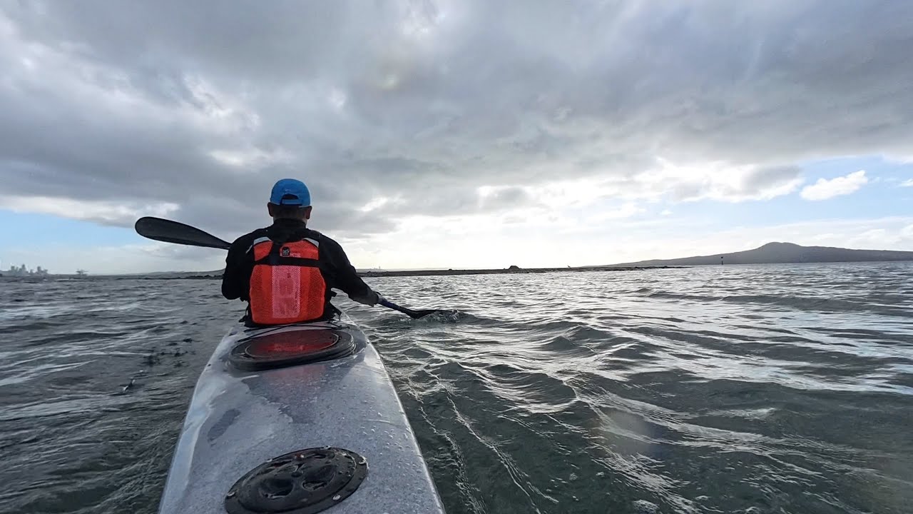 Danger with rocks appearing at low tide