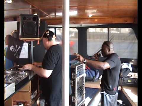 RIVERDANCE 2009 - Vinyl Junkie & MC Mad P - Old Skool Boat Party - London