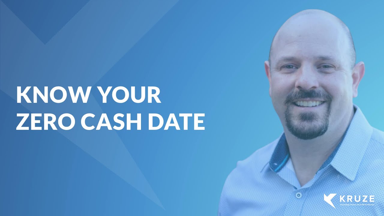 Startup Accounting How To Video: Know your zero cash date