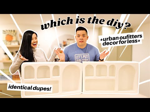 judging my urban outfitters dupes against the original *DIY CHALLENGE*  | EXPENSIVE DECOR FOR LESS