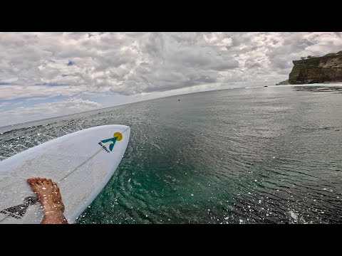 Small Waves, Big Fun! Surfing Uluwatu Beach with Friends