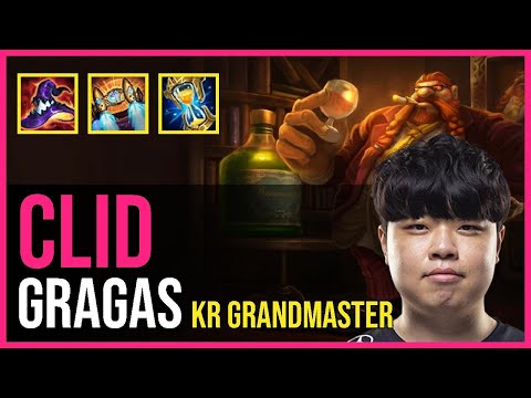 Clid - GRAGAS vs. LILLIA Jungle | KR Grandmaster