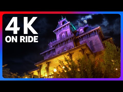 [4K - Extreme Low Light] Phantom Manor - POV & On Ride - Disneyland Paris