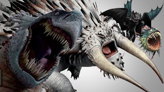 Dragon Roar Comparison - HTTYD Movies & Series