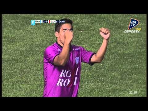 Gol de Giménez. Unión Mar del Plata 2 - Guaraní A. Franco 0 | B Nacional 2015 - Fecha 3