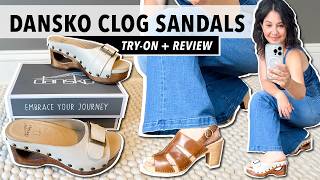 Dansko Clog Sandals | Try-On & Review