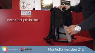 Manfrotto Рюкзак RedBee-210 Backpack (MB PL-BP-R) - відео 2