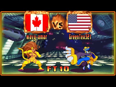 Darkstalkers 3 [Vampire Savior] - wavy-amar (CAN) VS (USA) GreenTea321 [vsavj] [Fightcade] [FT10]