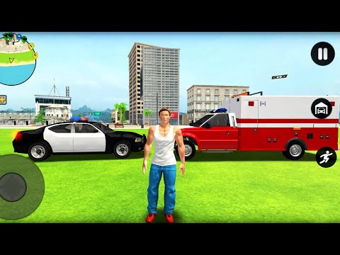 Bus, Police Car and Super Cars Driving in Open World Simulator - Android Gameplay