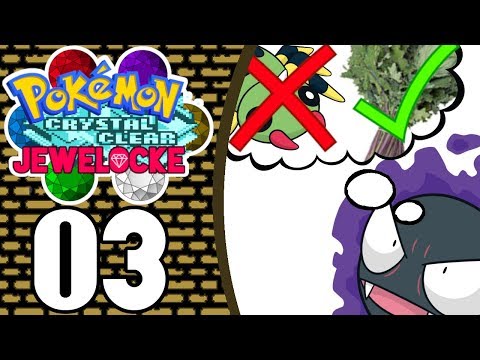 Pokemon Crystal Clear Jewelocke - Episode 3 - What is Good to Lick?