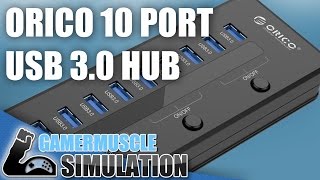 Video thumbnail for ORICO 10 PORT USB 3.0 HUB - Hub Test with gaming devices ! by GamerMuscleVideos