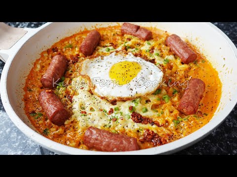HOW TO MAKE SUPER CREAMY AND CHEESY CARBONARA RAMEN HACK!!! IT'S REALLY A MUST TRY!!!