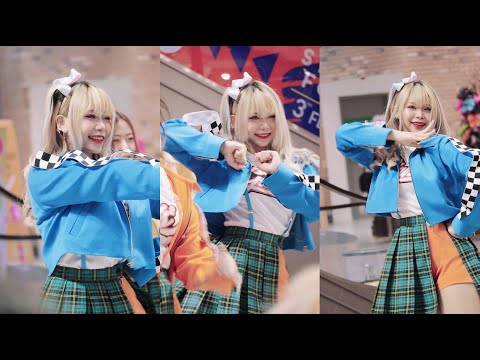 MONALIZA (Kamisama) FANCAM cover as YUZUHA [Girls²] - Ring Ring♪ + Daijinamono @JK Street JPOP Party
