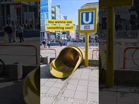 Subway Slide 😎 #bvg #vfx