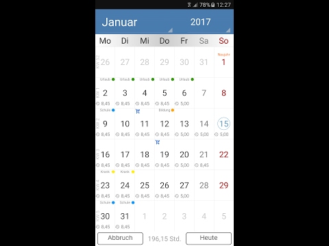 Stundenzettel Einfach Easy Video
