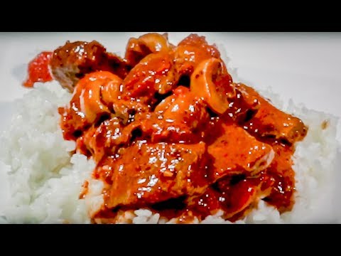 Curry Beef and Rice Recipe “Spicy Hot” My Own Creation.