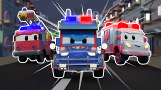 Download lagu Truk polisi bergabung dalam penyelamatan | Mobil darurat untuk anak-anak mp3