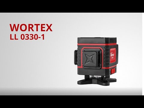 фото нивелир лазерный уровень wortex (вортекс) ll 0330-1 + аксессуары 3х360гр, до 25 м, +/- 0.3 мм/м, зел 0