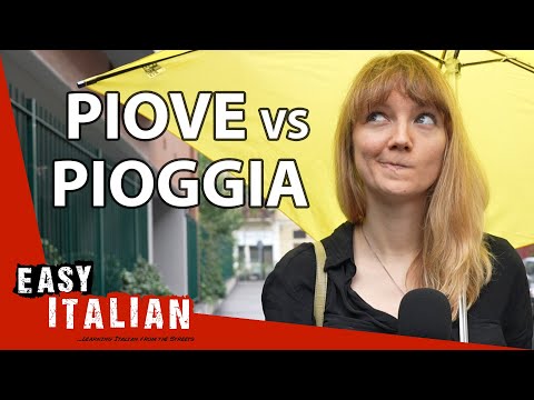 How to Talk About Rain in Italian | Easy Italian 96