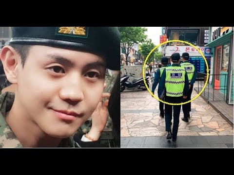 Highlight’s Yang Yoseob Spotted on the Streets of Seoul Maintaining Public Order and Security
