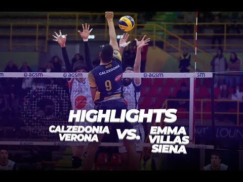 HIGHLIGHTS - Calzedonia Verona VS Emma Villas Siena - 6 round 2nd half