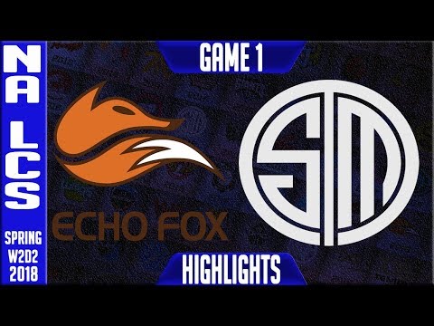 FOX vs TSM Highlights | NALCS Spring 2018 S8 W2D2 | Echo Fox vs Team Solomid Highllights