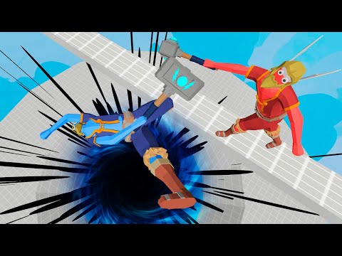 NARROW BRIDGE OVER BLACK HOLE FIGHTS | TABS Totally Accurate Battle Simulator
