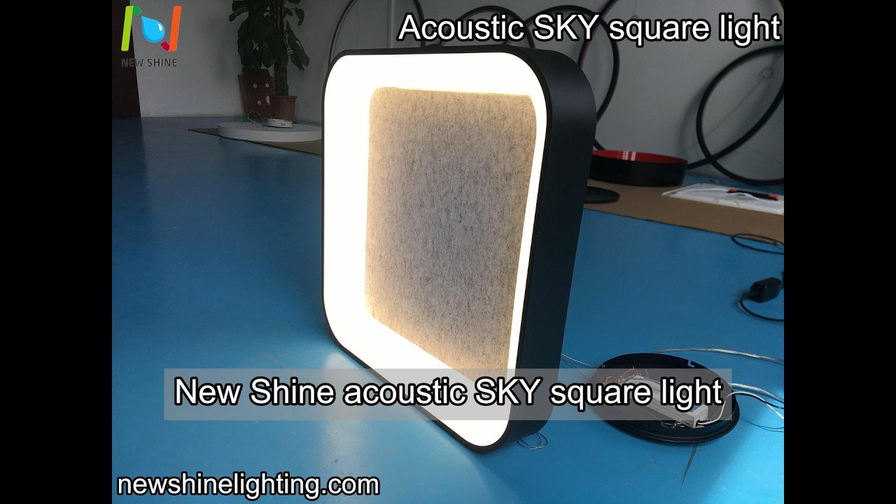 New Shine Lighting acoustic SKY square light