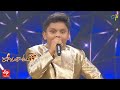 Kurralloy Kurrallu Song Rishil Performance Padutha Theeyaga 19th June 2022 ETV Telugu