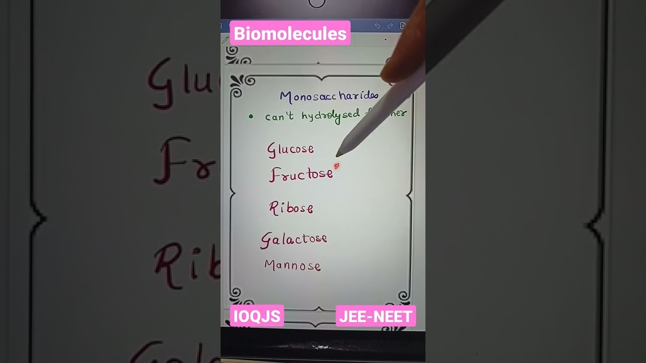 monosaccharides