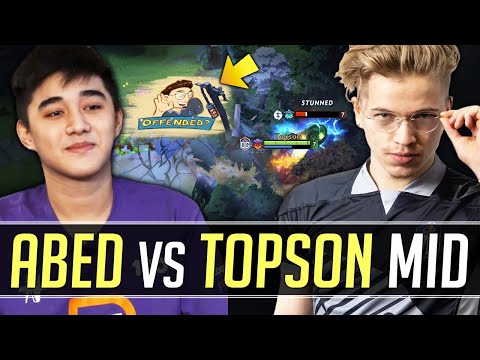 when TOPSON meet ABED in EU pubs - Storm vs Pangolier DOTA 2