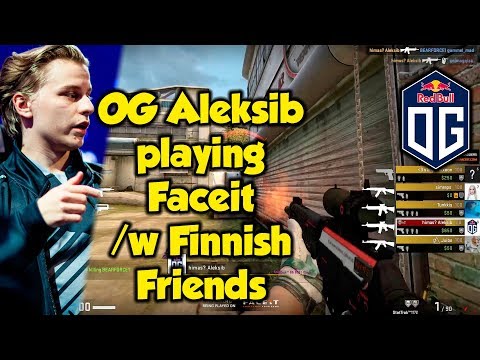 OG Aleksib playing Faceit with Finnish Friends /w 29 kills in Cache