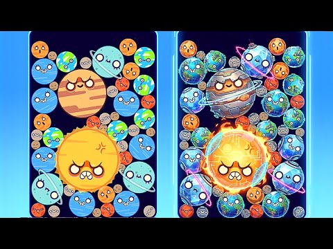 💥 PLANETS MERGE: PUZZLE GAMES 01 | Cosmic Merge Adventure – Ultimate Planet Evolution!