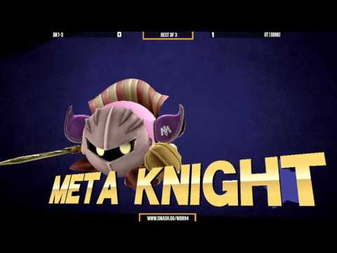 WBB 94  JM1-3 (Mario) vs Bonk! (Meta Knight)   Winners Round 2   Smash 4 Singles