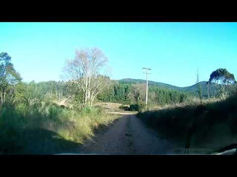 Estrada do Saltinho rumo ao Morro da Cruz em Tijucas do Sul