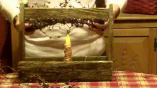 preview picture of video 'Primitive Country Decorating Ideas - Toolbox'