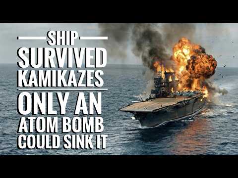 Ship Survived 5 Kamikaze Attacks - AI WWII Restored & Reimagined