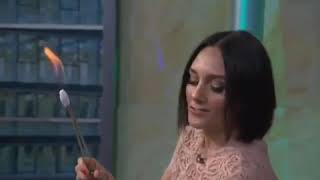 CUTTING HAIR WITH FIRE at FOX TV